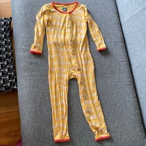 Kickee Pants ducks romper pjs